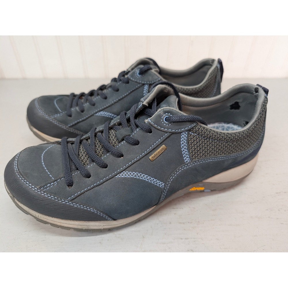 Dansko‎ Paisley Waterproof Suede Leather Walking Shoes Women's 42 Vibram Navy